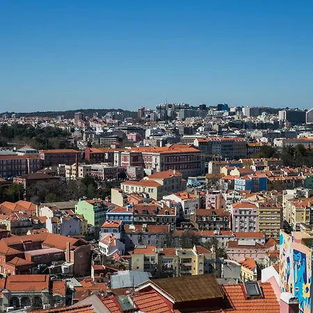 Apartment Happy - With A View, Private Terrace & Ac Lissabon
